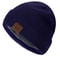 Winter Knitted Beanie Cap For Men And Women With Fur Lining Warm Outdoor Sports Hat 0