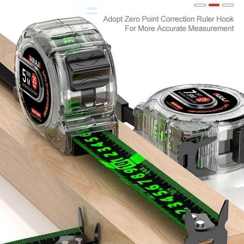 Fluorescent Tape Measure Waterproof Durable Multipurpose Precision Measuring Tool 3