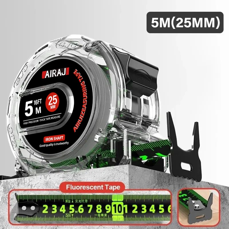 Fluorescent Tape Measure Waterproof Durable Multipurpose Precision Measuring Tool 4