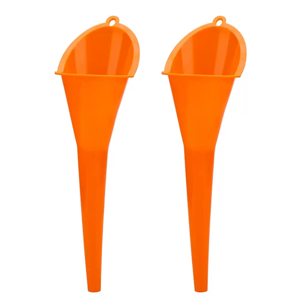 Car Long Stem Funnel For Gasoline Oil Anti Splash Motorcycle Refueling Tool 5