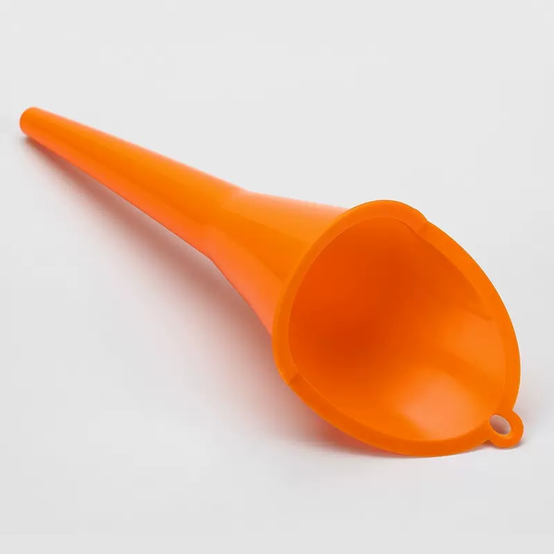 Car Long Stem Funnel For Gasoline Oil Anti Splash Motorcycle Refueling Tool 6