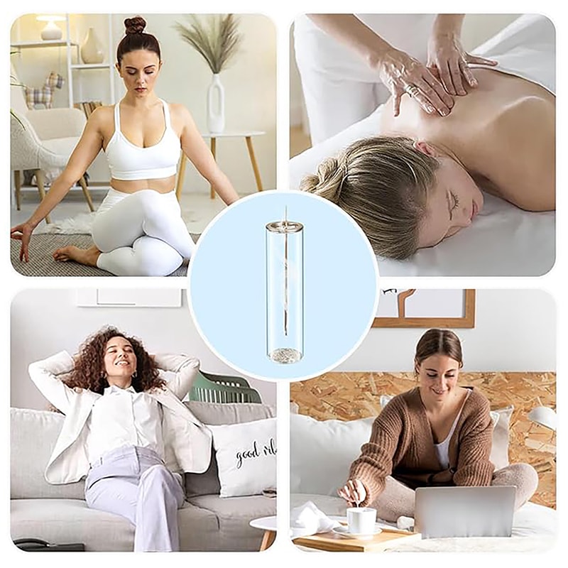 Modern Glass Incense Burner With Removable Ash Catcher For Home Decor Yoga Meditation 3