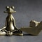 Zen Frog Copper Incense Holder Retro Tea Pet Statue Pure Bronze Ornament 4