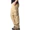 Mens Tactical Overalls Loose Fit Large Pocket Cotton Casual Work Jogging Pants With Elastic Waist 6