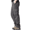 Mens Tactical Overalls Loose Fit Large Pocket Cotton Casual Work Jogging Pants With Elastic Waist 7