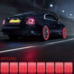 luminous valve stem caps for motorcycle, bicycle, car wheels fluorescent night glowing tyre hub cap decor