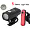 USB Rechargeable Bike Light Set Front Rear LED Lights With Modes For Safe Cycling 4
