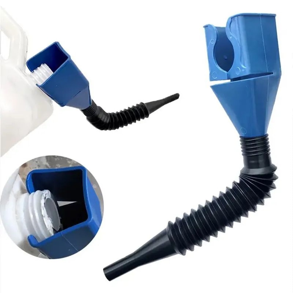 Plastic Car Funnel For Engine Oil Motorcycle Gasoline Refueling And Oil Change Durable Filter Tool 2