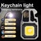 Portable LED Keychain Work Light Rechargeable High Lumens With Battery Display For Camping Hiking A 2