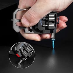 portable led keychain work light rechargeable high lumens with battery display for camping, hiking, and running