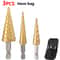 Titanium Coated Step Drill Bit For Metal Wood Cutting 6