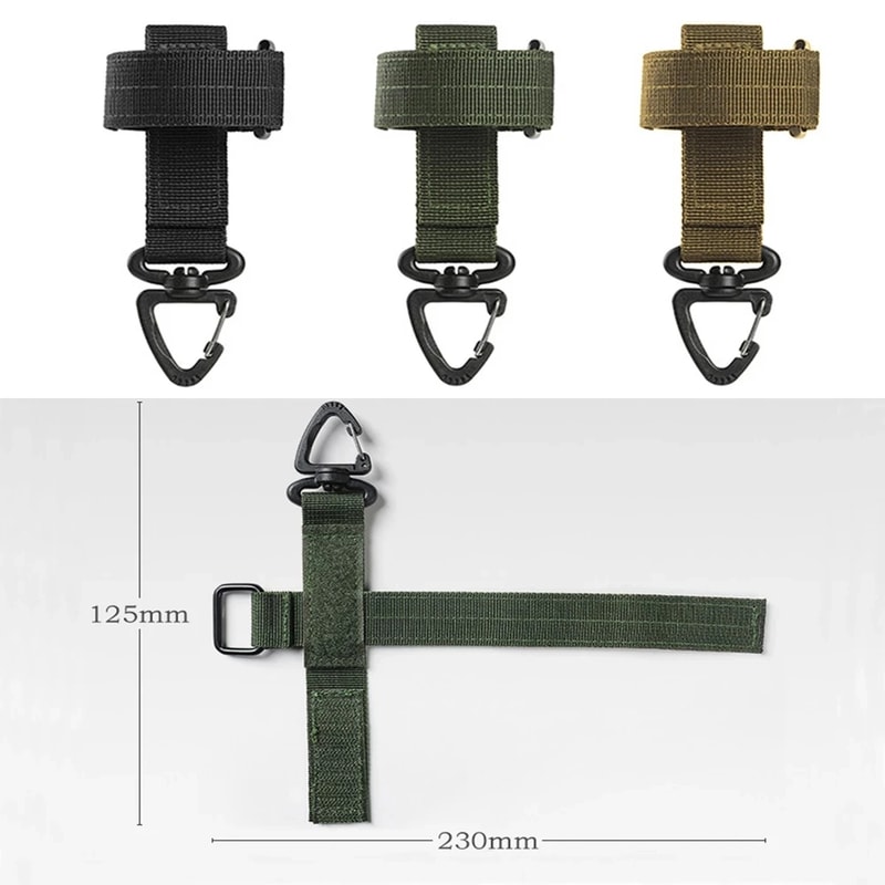 Multi Purpose Outdoor Tactical Gloves Safety Clip For Climbing Camping And Rope Handling 3