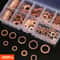 Copper Washer Gasket Nut And Bolt Set Flat Ring Seal Assortment Kit With Box For Sump Plugs 3