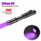 UV Flashlight Pen Clip Torch Portable Violet Light For Pet Urine Scorpion Detection More 6