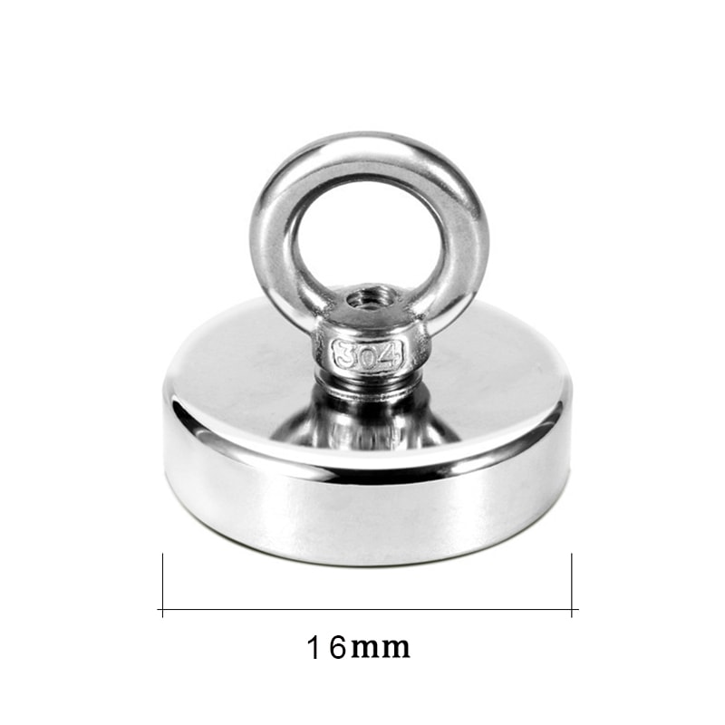Super Strong Neodymium Fishing Magnet With Eyebolt For Salvage And Magnetic Fishing Heavy Duty Hook 4