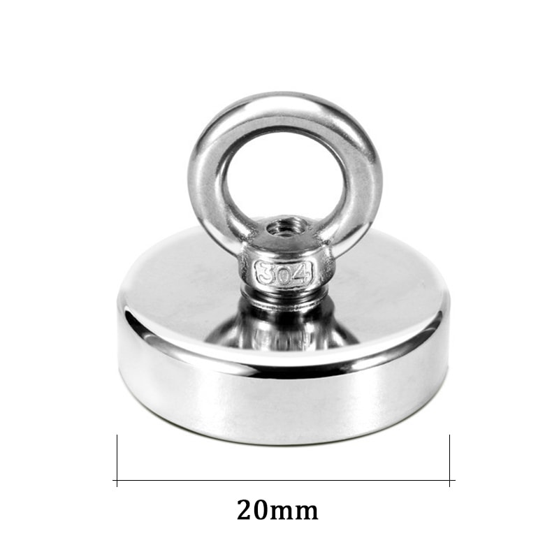 Super Strong Neodymium Fishing Magnet With Eyebolt For Salvage And Magnetic Fishing Heavy Duty Hook 0