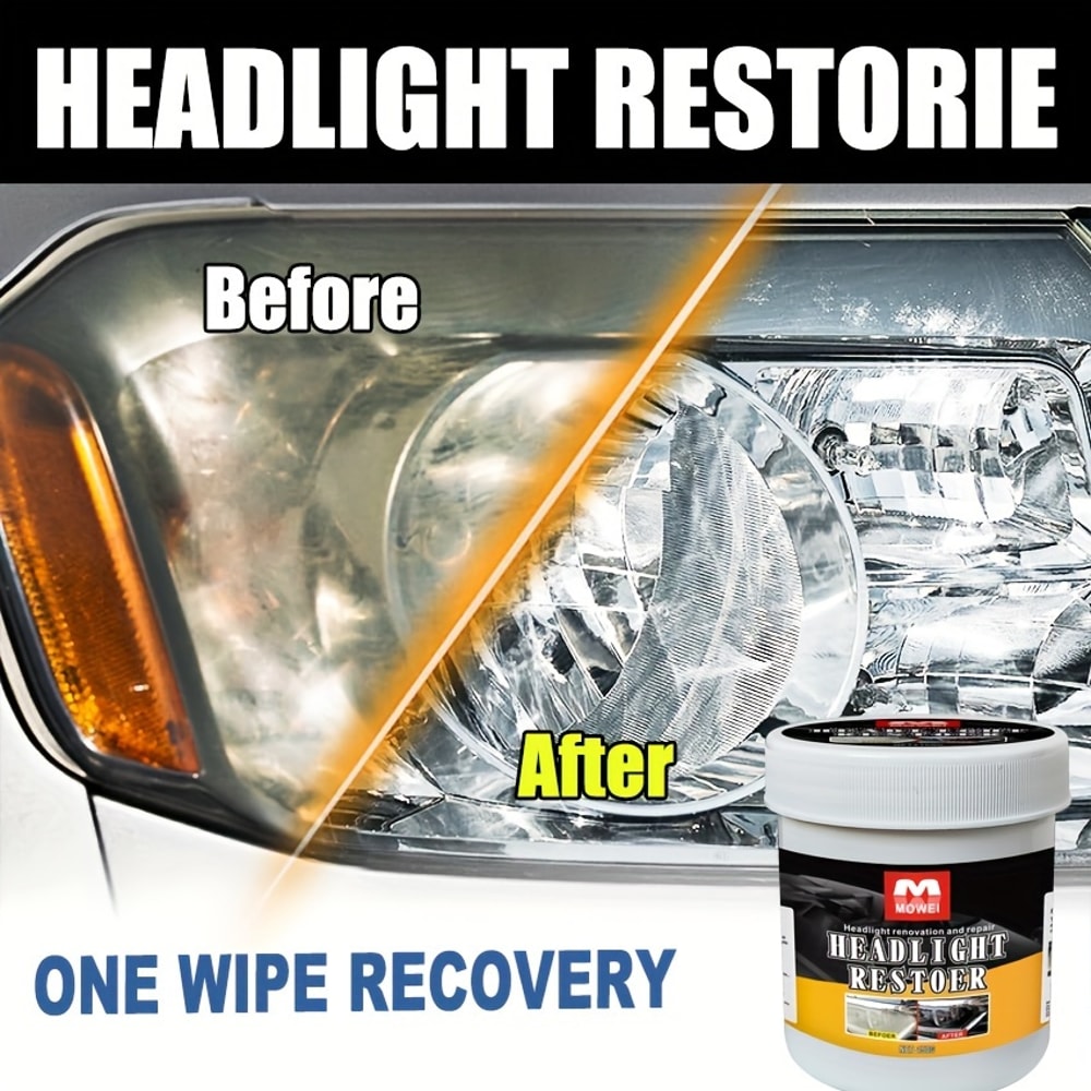 Car Headlight Restoration Polish Scratch Oxidation Remover Repair Cleaning Liquid 4