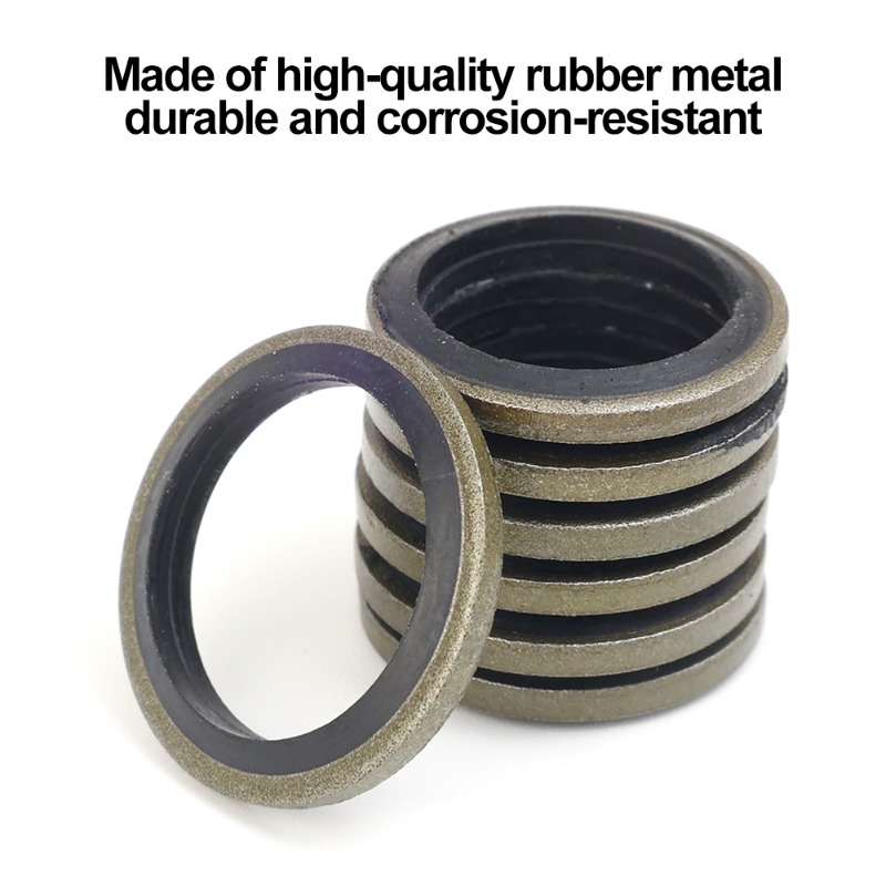 Universal Car Oil Drain Plug Gasket Kit High Quality Seal Assortment 4