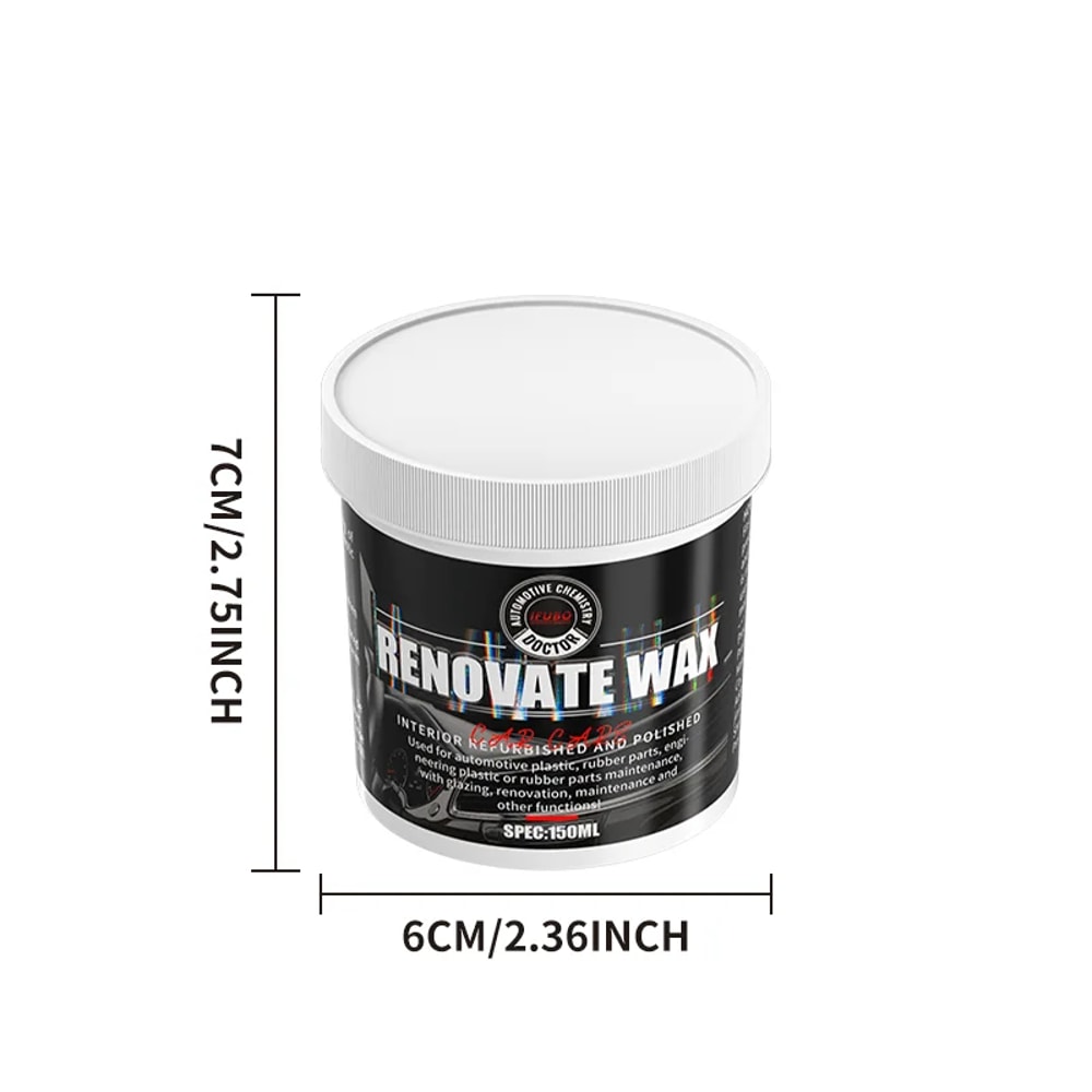 Car Bumper Repair Paste Restores Artificial Leather Enhances Black Effect For Car Bumpers 4