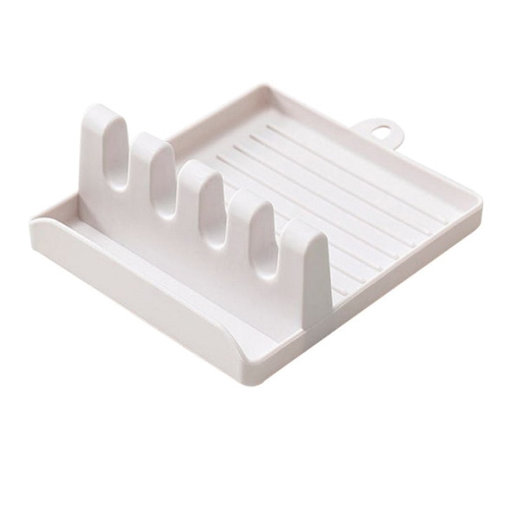 Non Slip Kitchen Spoon Fork Holder Rack Plastic Organizer For Spatulas Chopsticks More 4