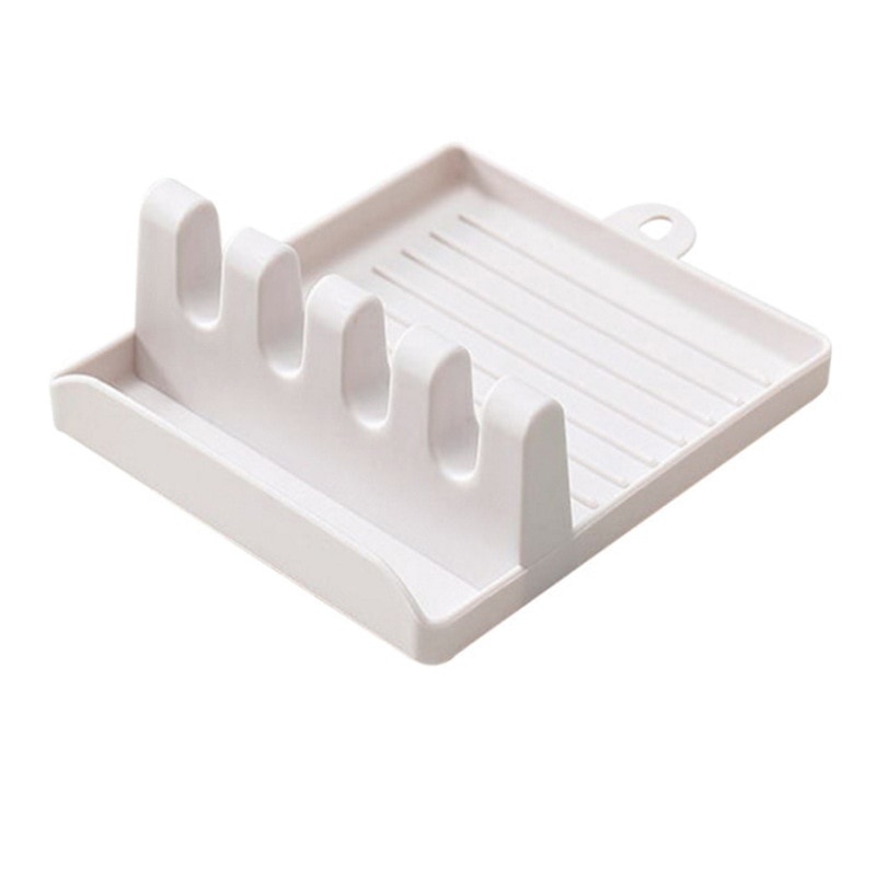 Non Slip Kitchen Spoon Fork Holder Rack Plastic Organizer For Spatulas Chopsticks More 4