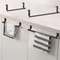Stainless Steel Over Door Towel Rack For Bathroom Kitchen Storage Organizer 2