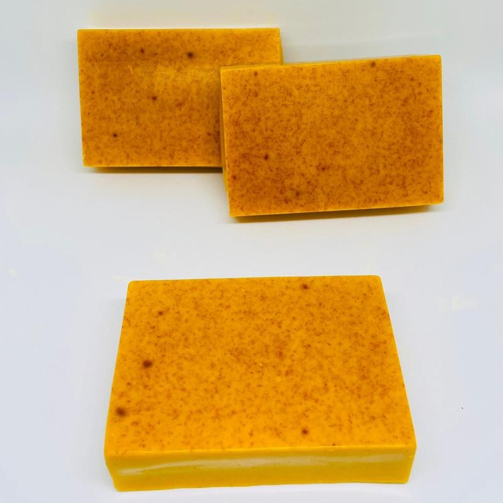 Turmeric Lemon Handmade Soap With Kojic Acid For Face Body 3