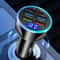 Fast Charge Port Car Charger With Digital Display 1