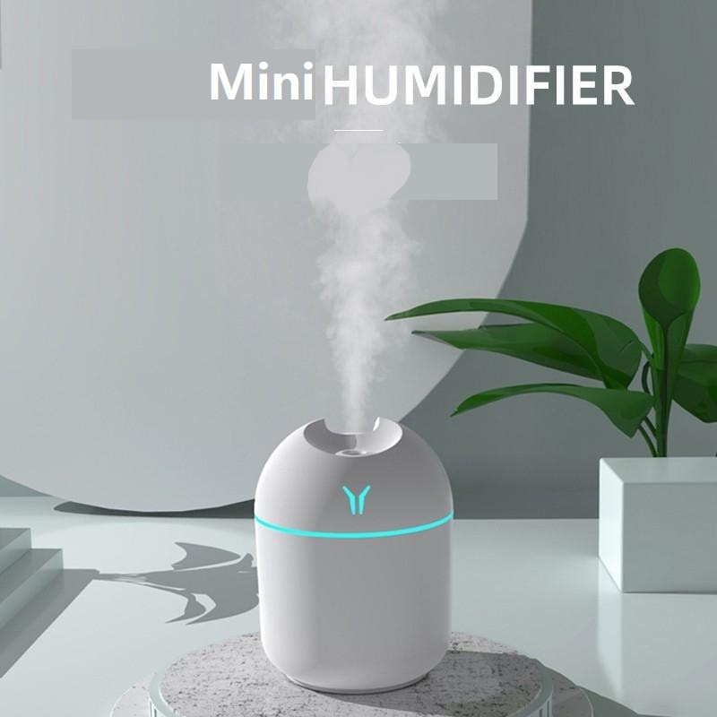 USB Mini Air Humidifier Aroma Essential Oil Diffuser With LED Lamp 3