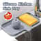 Silicone Kitchen Faucet Tray Sink Mat With Soap Dispenser 3