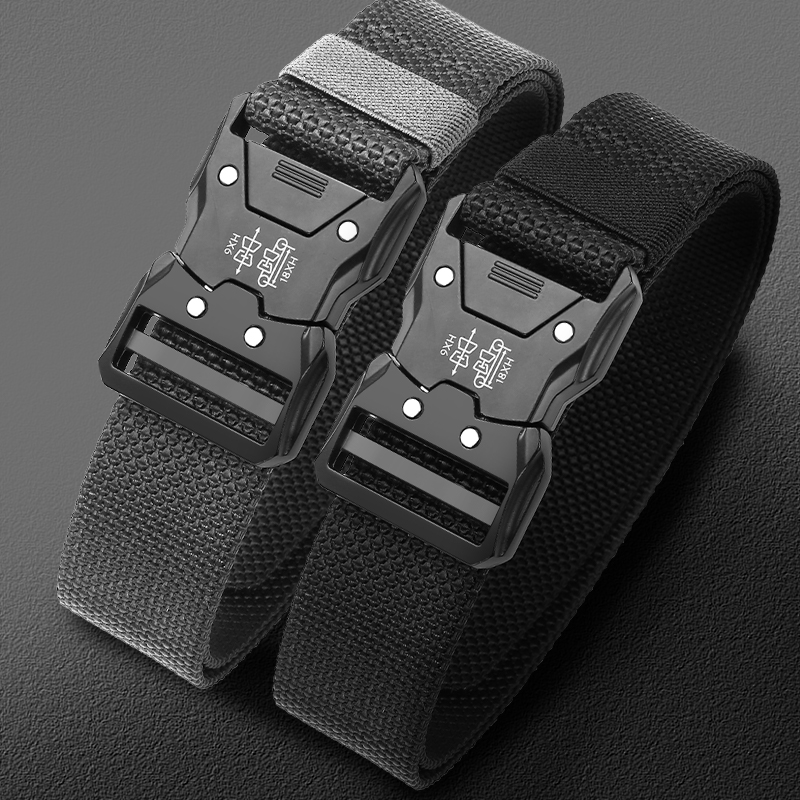 Durable Tactical Waist Belt With Automatic Buckle For Outdoor Adventures 2