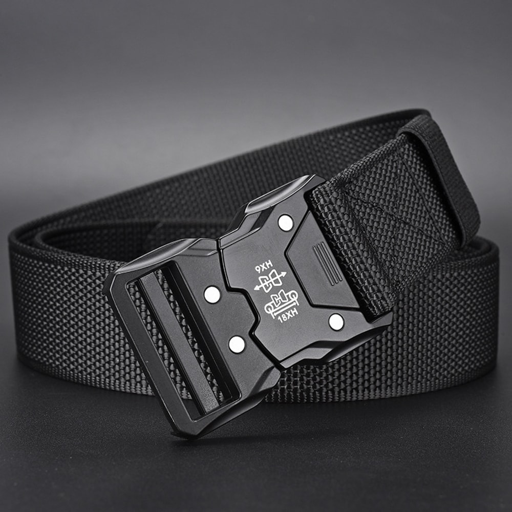 Durable Tactical Waist Belt With Automatic Buckle For Outdoor Adventures 6