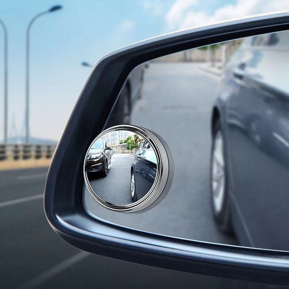 Adjustable Blind Spot Mirror For Cars Wide Angle Convex Rearview Safety Mirrors 1