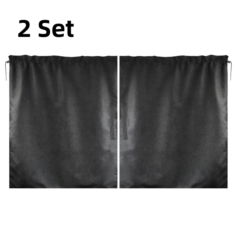Universal Car Privacy Divider Curtain Auto Blackout Sun Shade For Rear Seat Side Window Covers 7