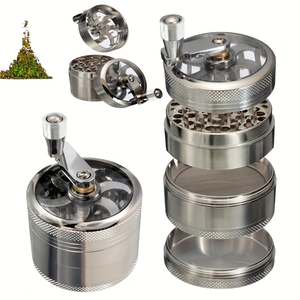 Premium Spice Grinder For Nutmeg Ginger Rock Salt And Peppercorn Manual Crusher Tool 3