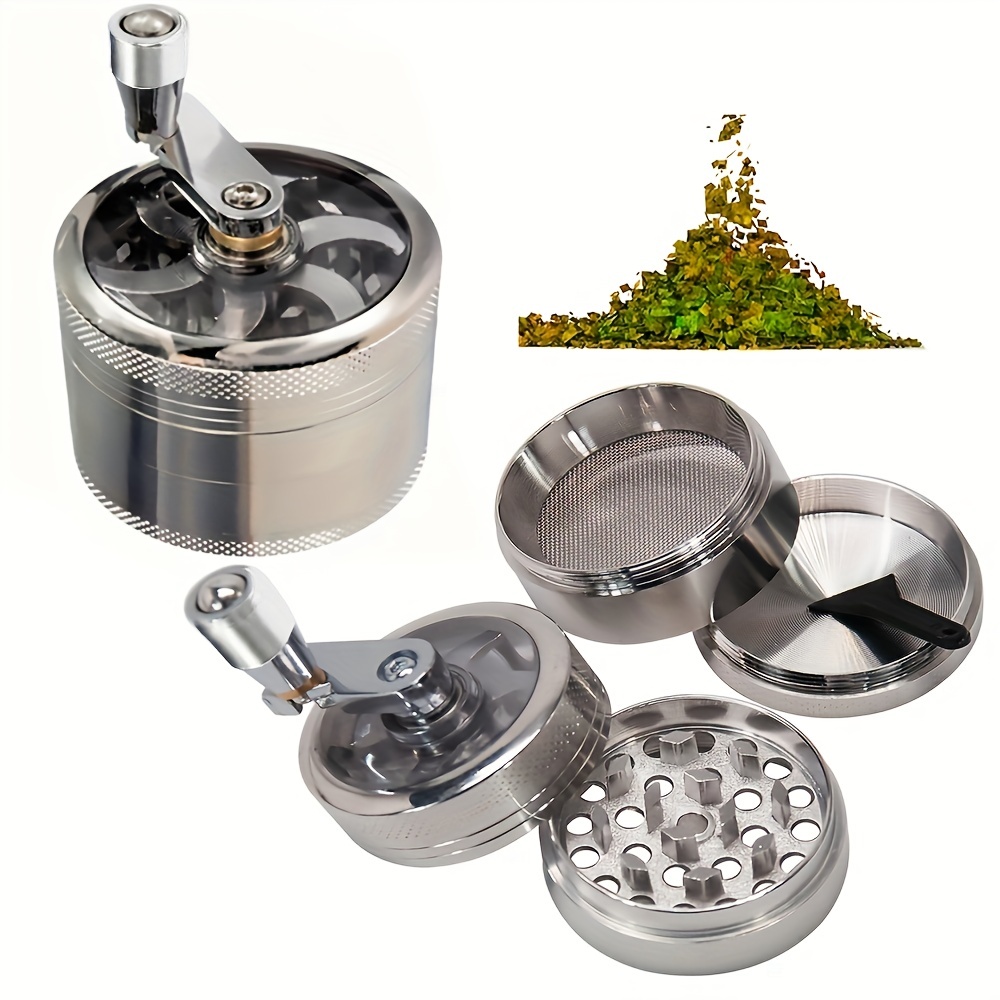 Premium Spice Grinder For Nutmeg Ginger Rock Salt And Peppercorn Manual Crusher Tool 0