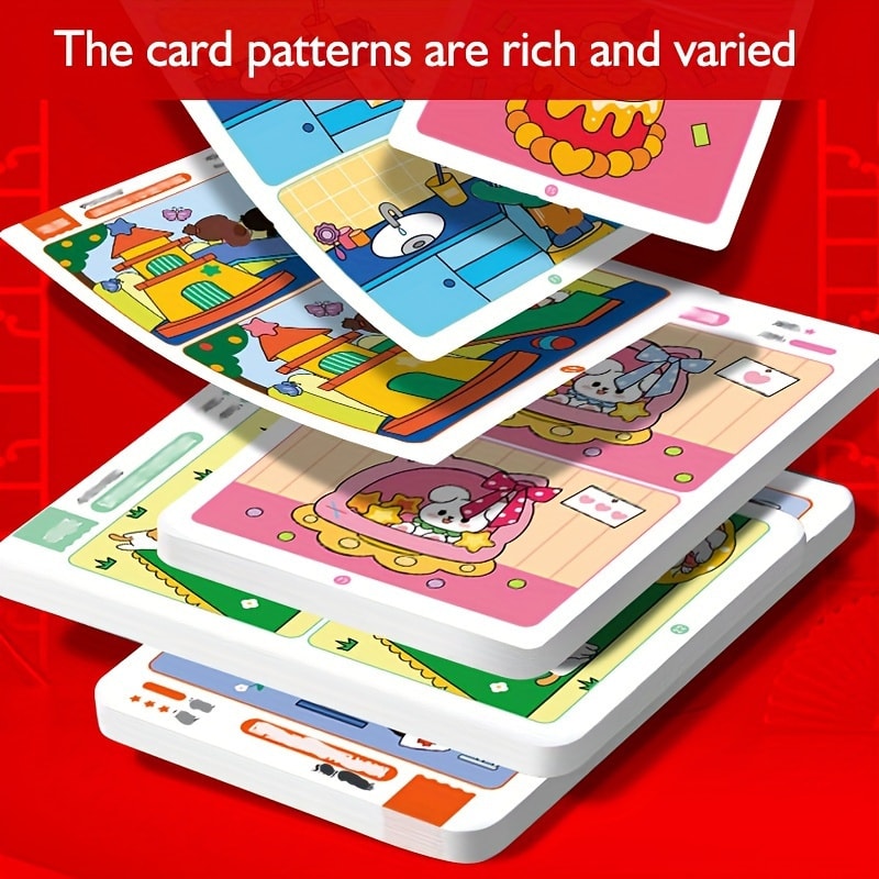 Educational Fault Finding Game Reusable Wiping Paper For Focus And Attention Training 2