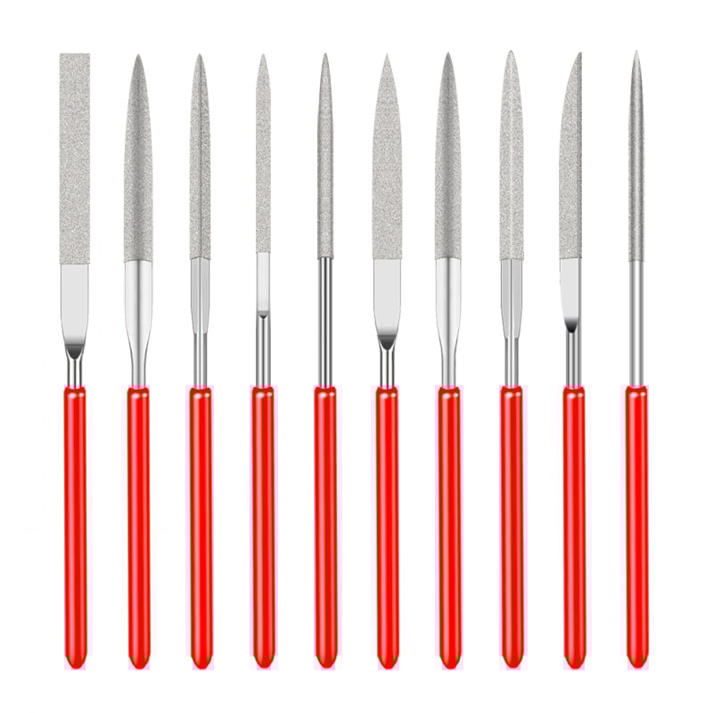 Diamond Needle File Set Kit For Stone Glass Metal Crafting 5