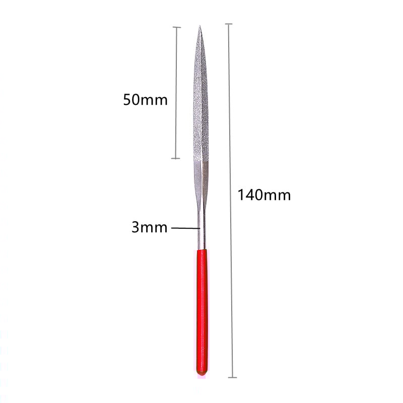 Diamond Needle File Set Kit For Stone Glass Metal Crafting 4