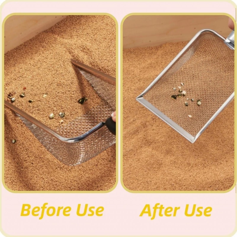 Stainless Steel Cat Litter Scoop Durable Ergonomic RustResistant For Effortless Waste Removal 2