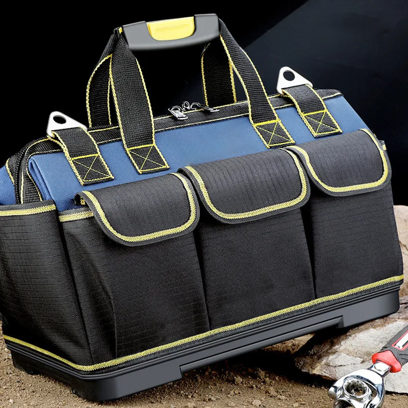 Multifunctional Tool Bag Durable Waterproof Multi Pocket Storage For Electricians Handymen 3