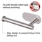 Stainless Steel Toilet Paper Rack Kitchen Towel Holder Self Adhesive Space Saving Bathroom Storage 3