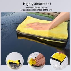 premium microfiber car cleaning towel soft, highly absorbent, durable detailing cloth for cars