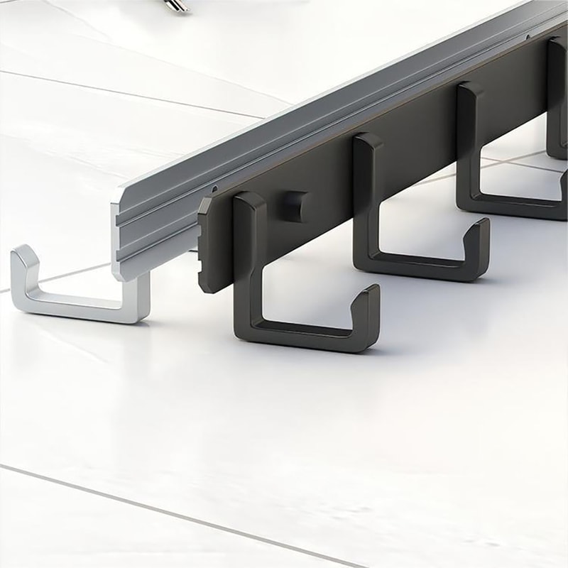 Strong Adhesive Wall Mounted Towel Hook No Drilling Heavy Duty Bathroom Kitchen Hanger 2