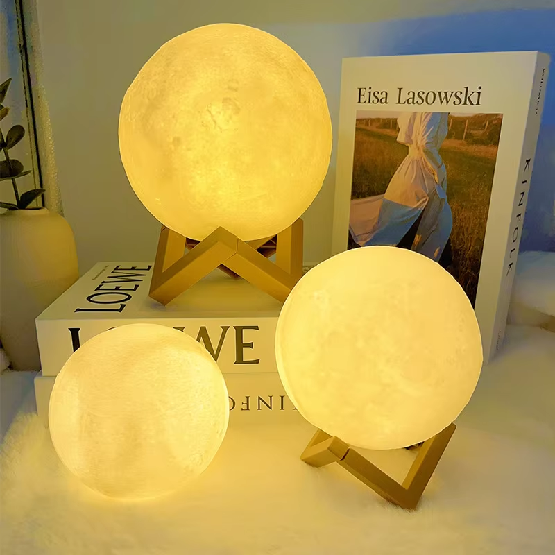 Moon LED Light Moon Night Lamp For Kids Girls Boys Ideal For Birthday Gifts And Bedroom Decoration 0