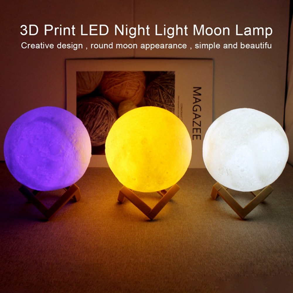Moon LED Light Moon Night Lamp For Kids Girls Boys Ideal For Birthday Gifts And Bedroom Decoration 1