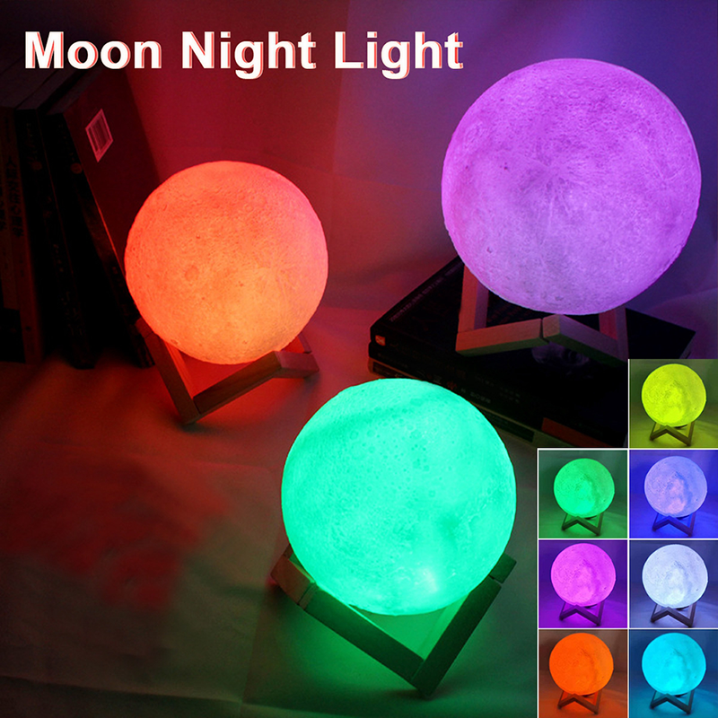 Moon LED Light Moon Night Lamp For Kids Girls Boys Ideal For Birthday Gifts And Bedroom Decoration 3