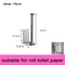 No Punching Stainless Steel Toilet Paper Holder Self Adhesive Bathroom Kitchen Roll Holder 2