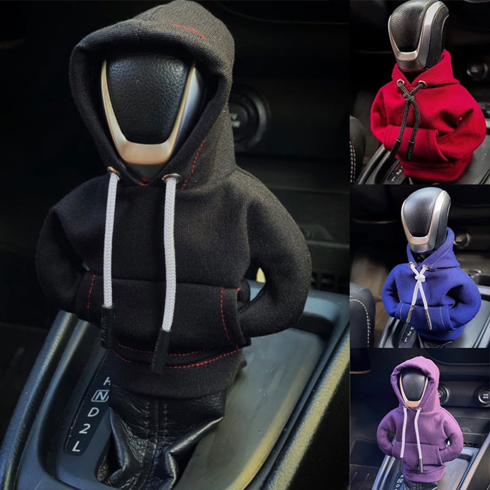 Gear Shift Hoodie Cover Universal Car Gear Shift Handle Decoration For Manual Automatic Cars 0