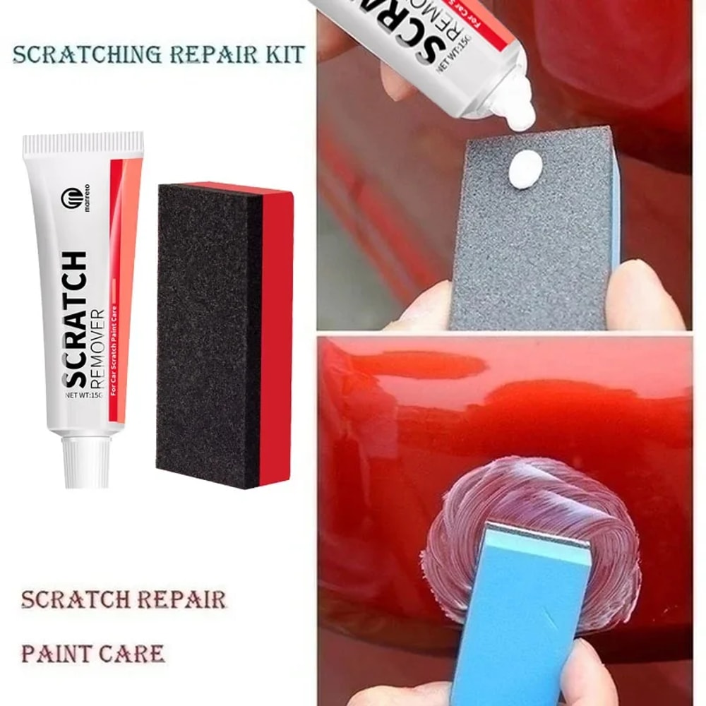 Car Scratch Repair Kit Auto Body Polishing Paint Care Set For Mild Scratch Removal 6